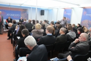 На форуме "АТОМЭКСПО - БЕЛАРУСЬ 2013". 
Пресс-конференция. 