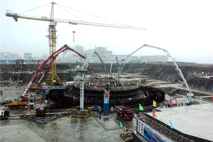 На стройплощадке блока №3 АЭС «Фанченган» состоялась заливка первого бетона.